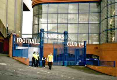 Ibrox Park Eingang
