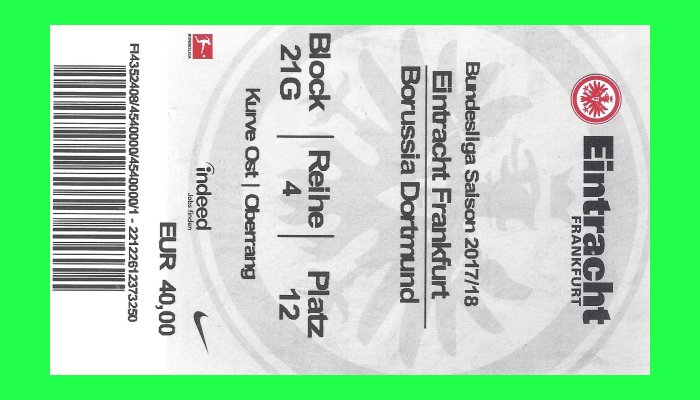 Eintracht De Tickets