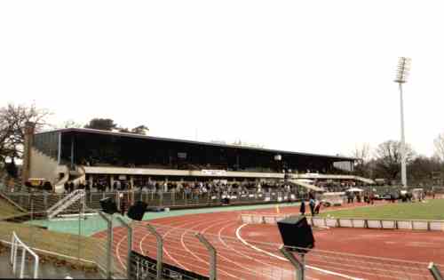 Mommsenstadion (Groundhopper-Fahne)